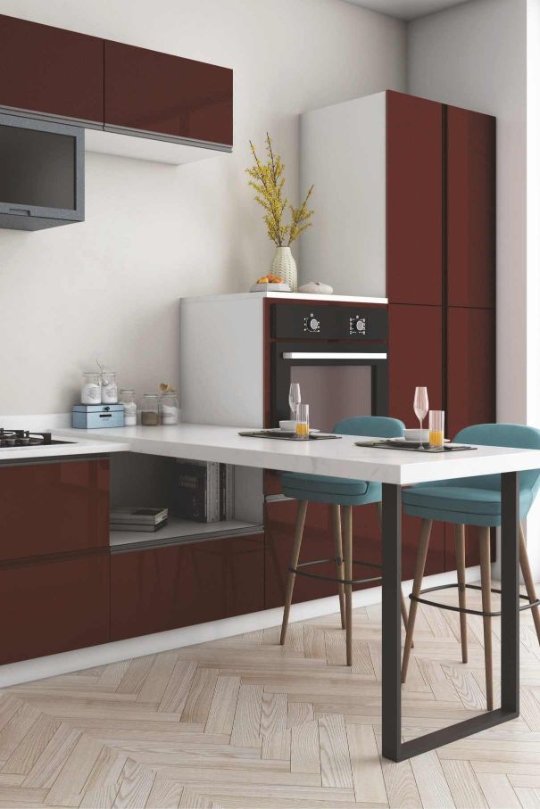 Bright and Bold Kitchen Laminates